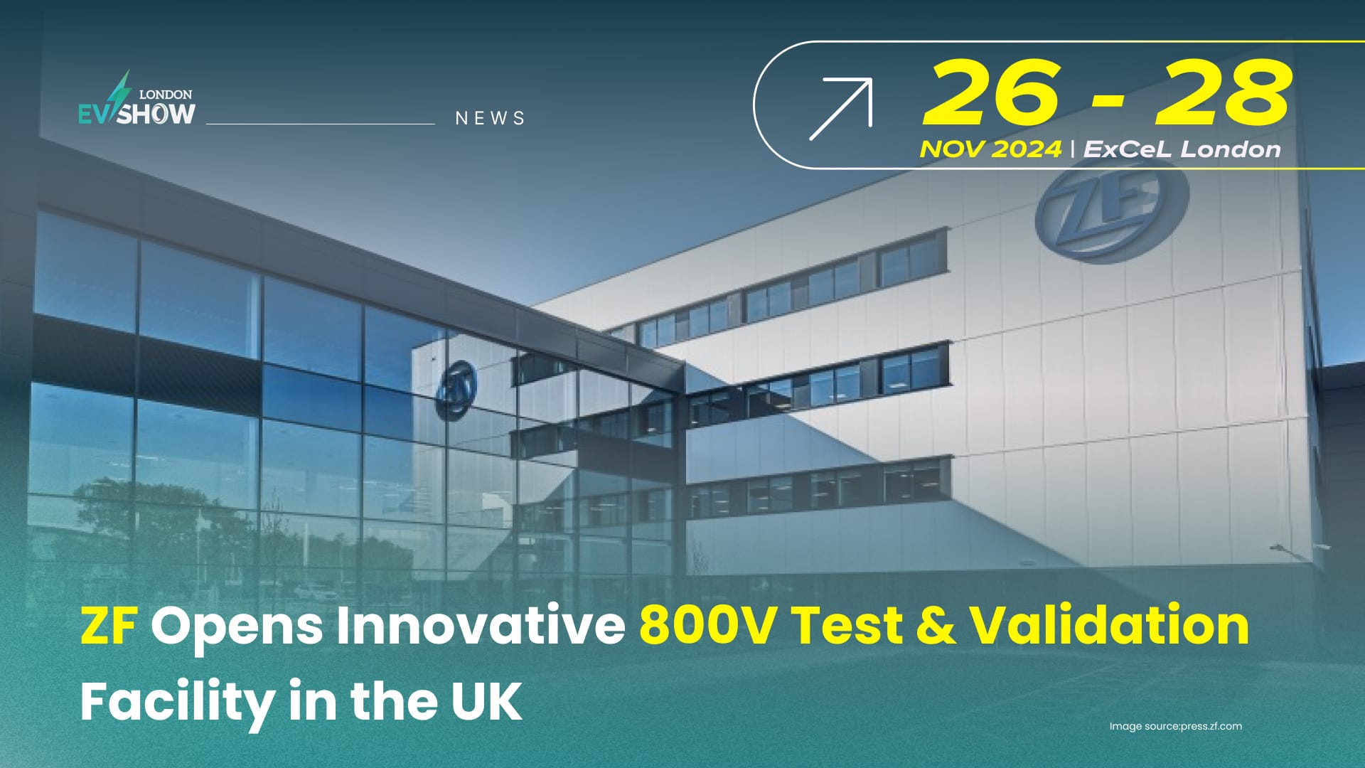 ZF Opens Innovative 800V Test & Validation Facility in UK