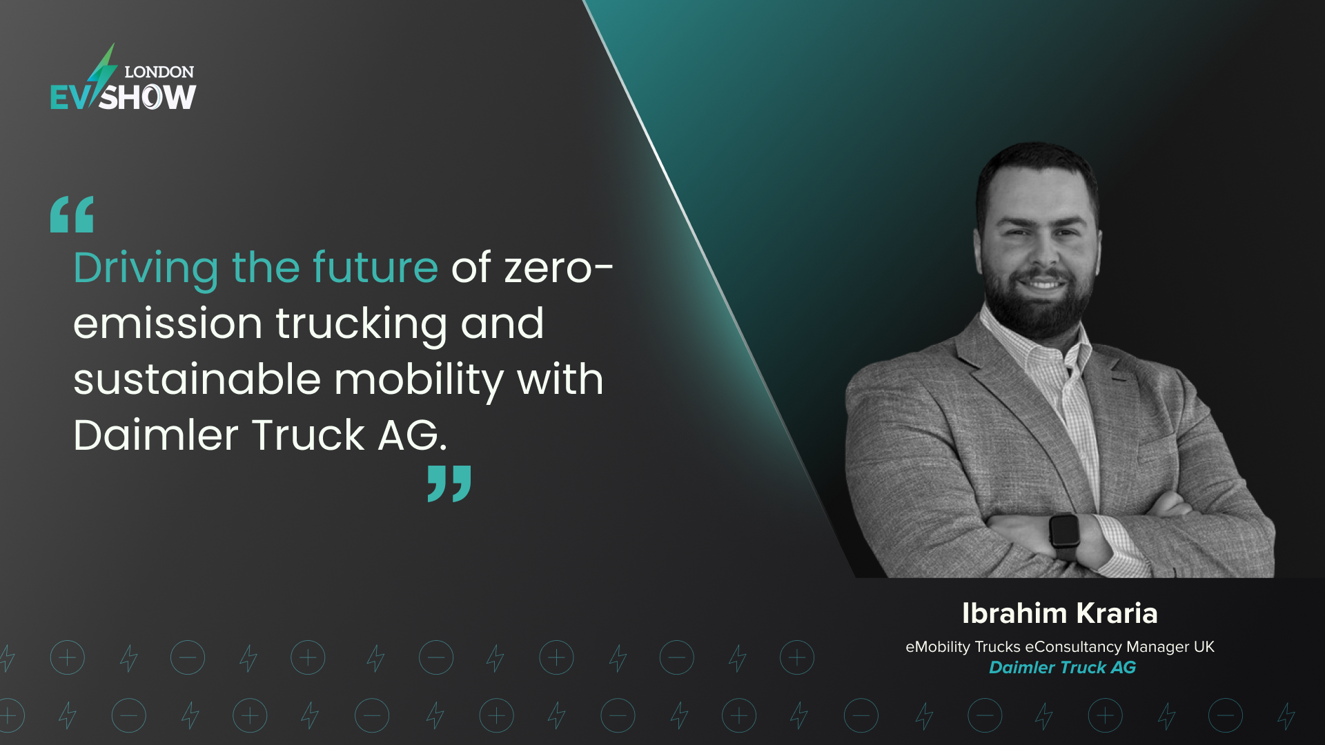 Insightful Q/A with Ibrahim Kraria eMobility Trucks eConsultancy manager UK Daimler Truck AG