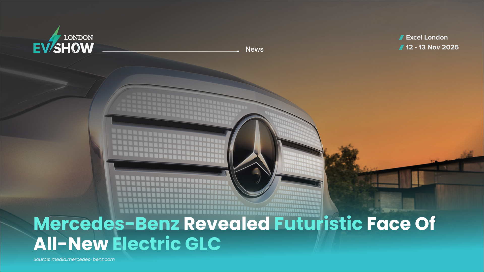 Mercedes-Benz Revealed Futuristic Face of All-New Electric GLC