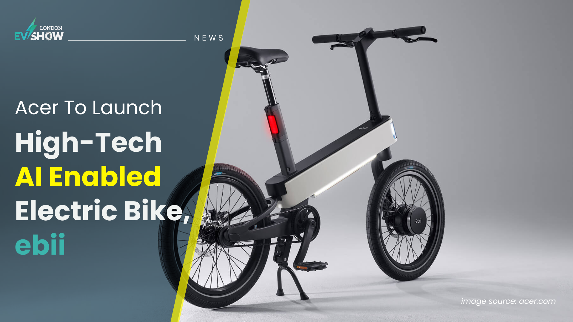 Acer To Launch High-Tech AI Enabled Electric Bike, ebii