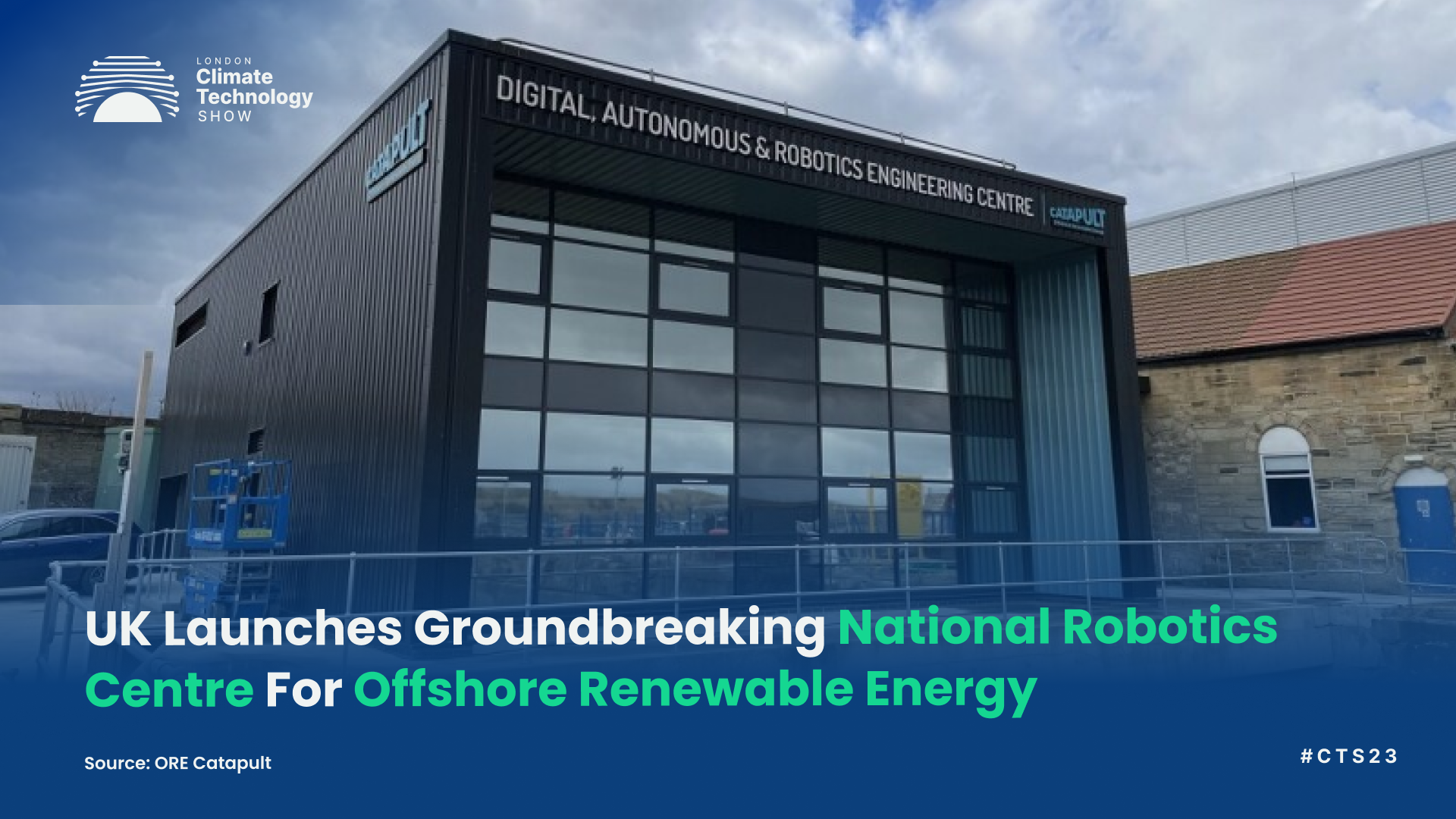 UK Launches Groundbreaking National Robotics Centre For Offshore Renewable Energy