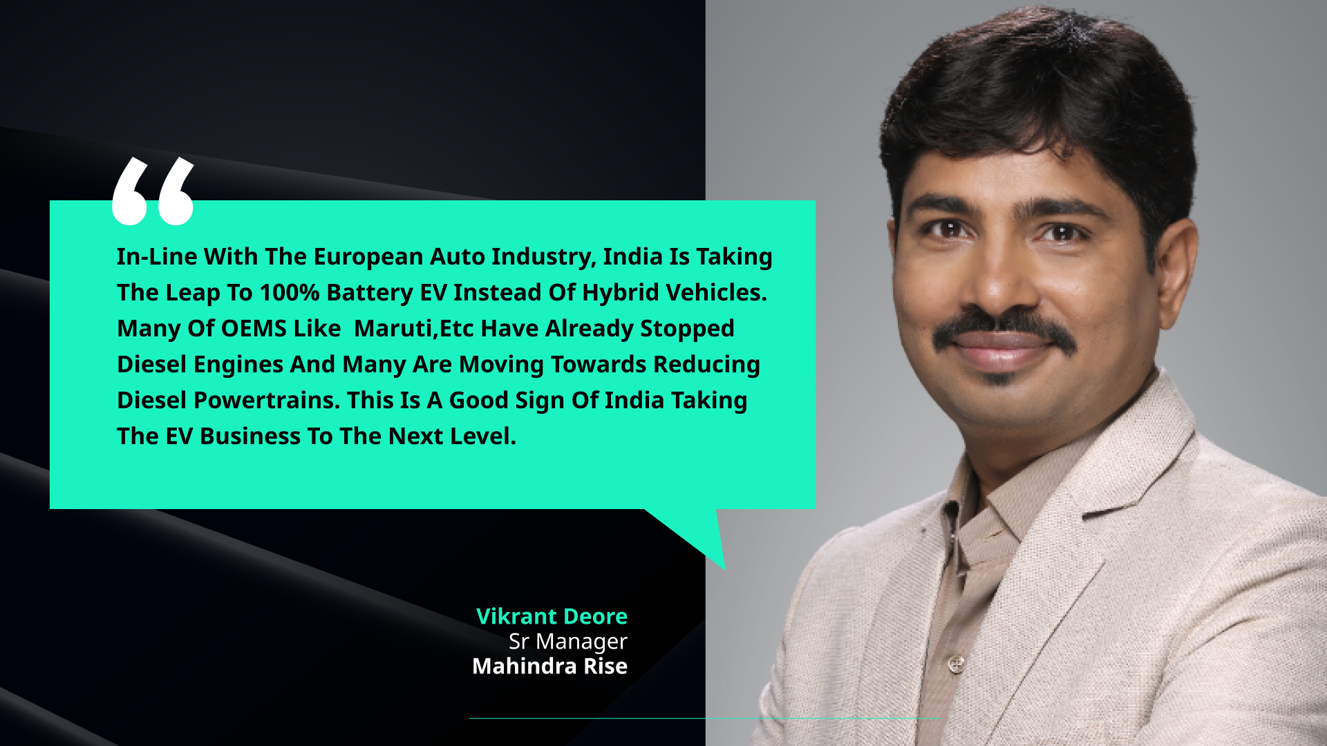 An Insightful Q&A Session With Mr Vikrant Deore, Sr Manager Mahindra Rise
