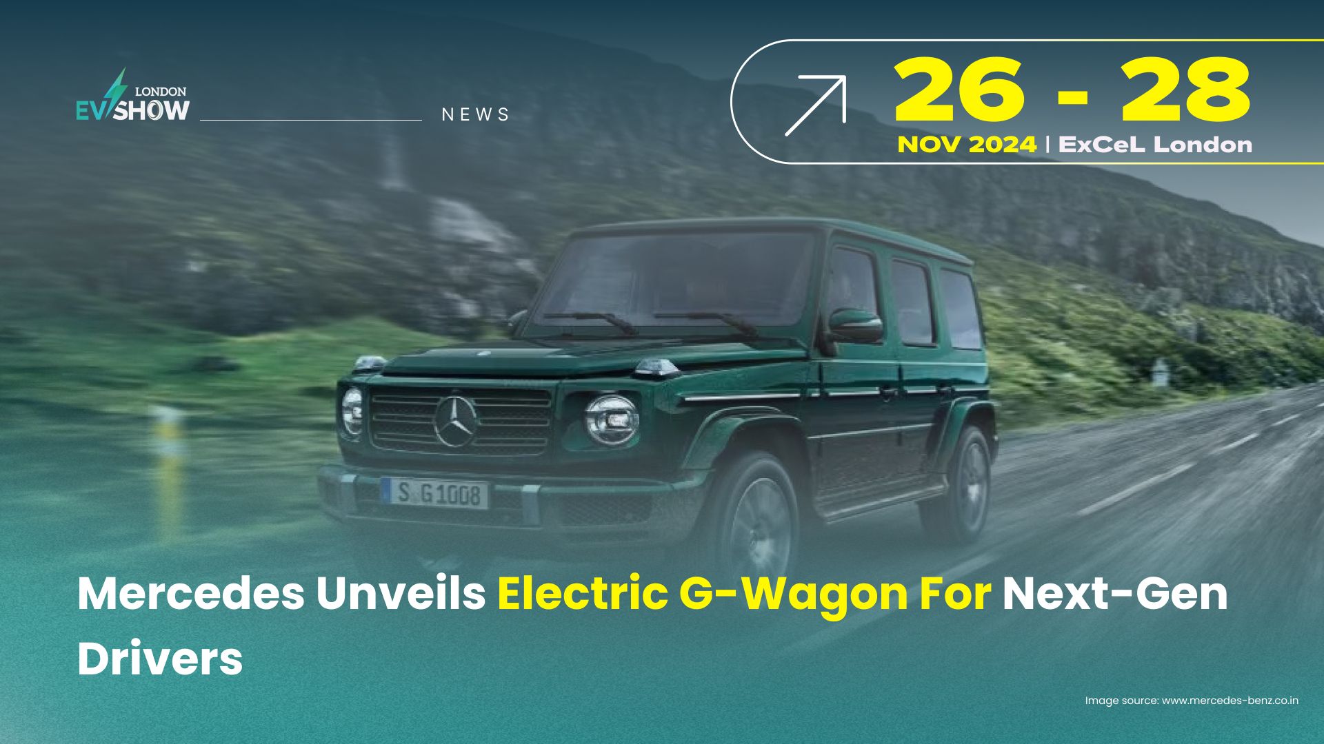 Mercedes Unveils Electric G-Wagon For Next-Gen Drivers