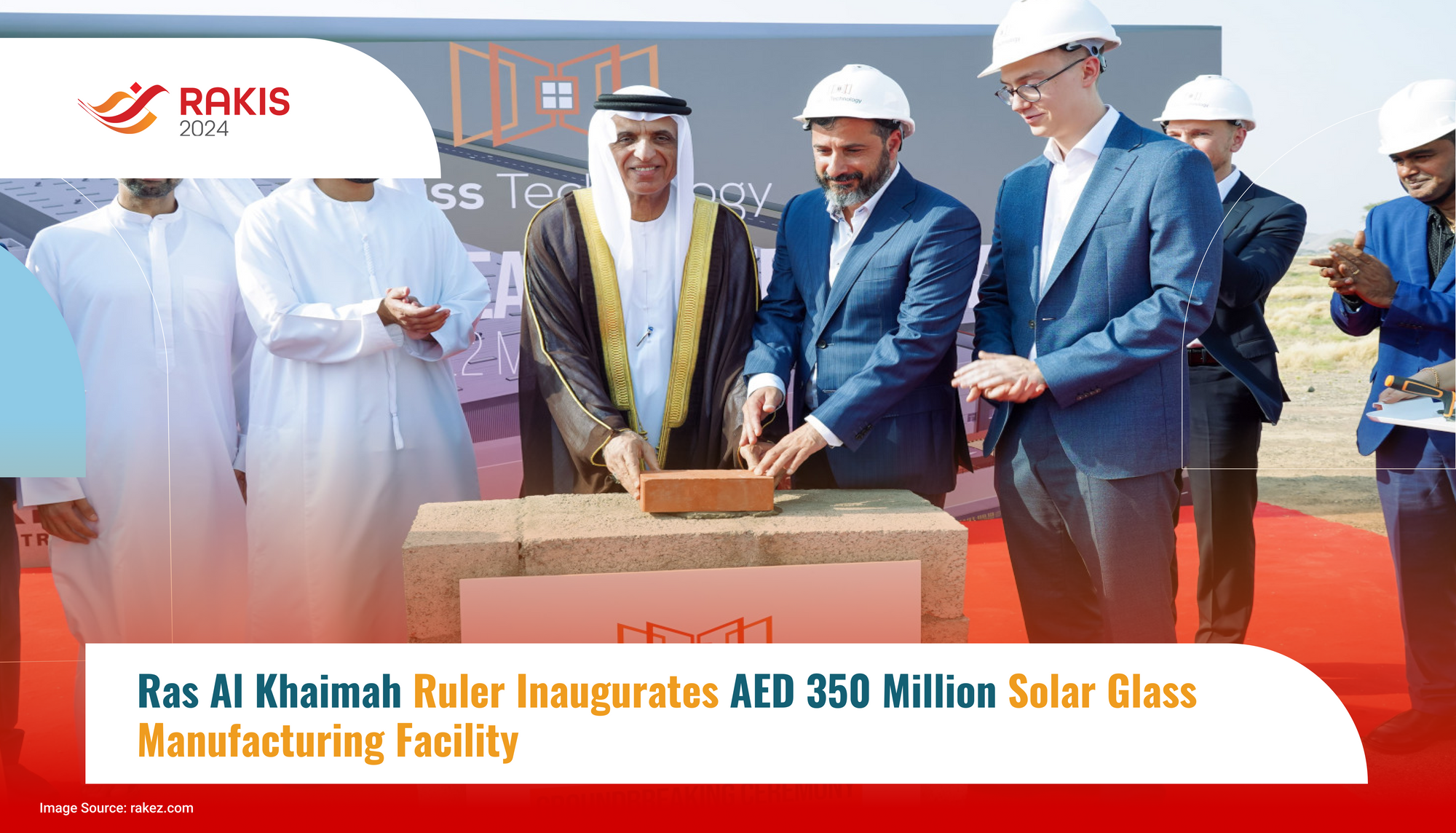 Ras Al Khaimah Ruler Inaugurates AED 350 Million Solar Glass Manufacturing Facility