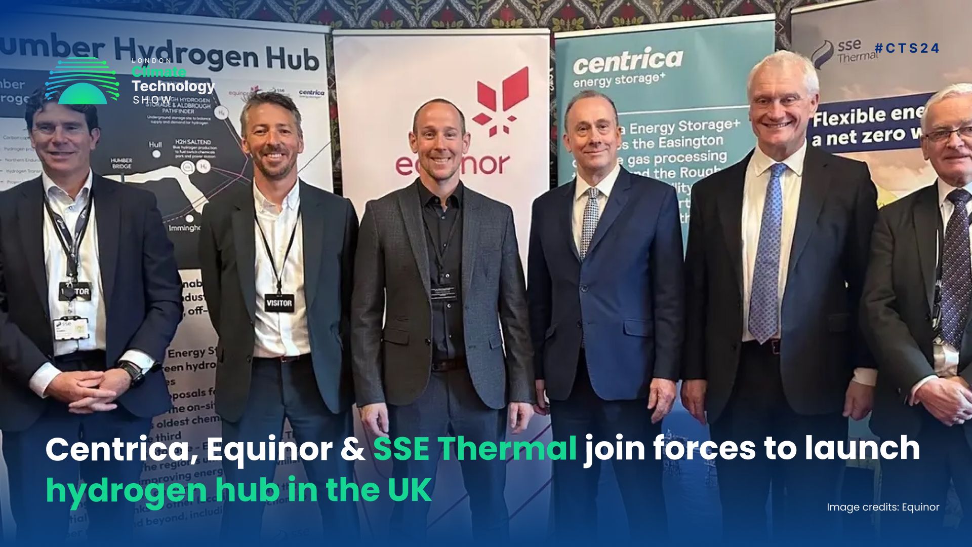 Centrica, Equinor & SSE Thermal join forces to launch hydrogen hub in the UK