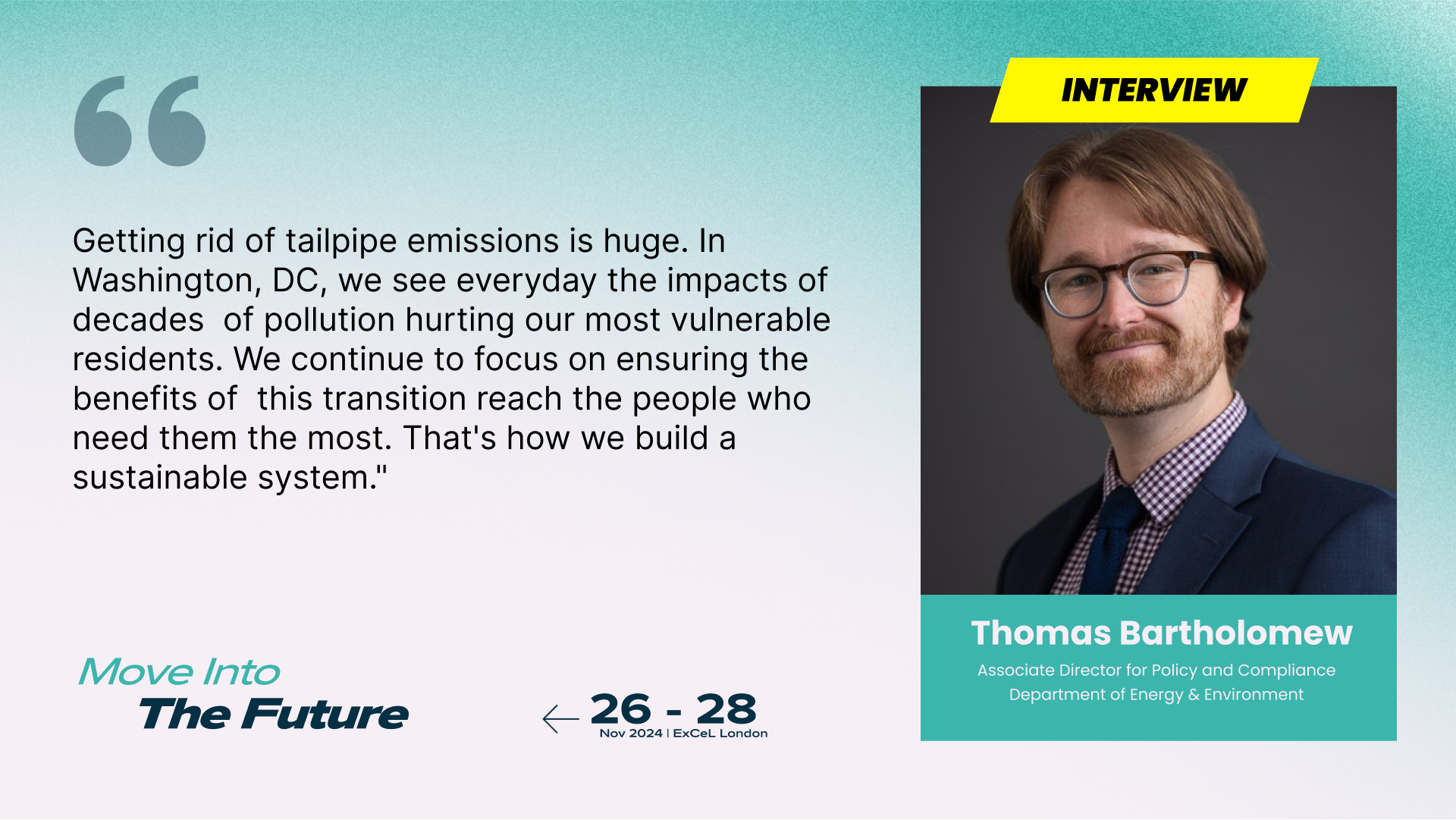 Insightful Q&A Session With Thomas Bartholomew, the Associate Director for Policy and Compliance at the District of Columbia’s Department of Energy and Environment.