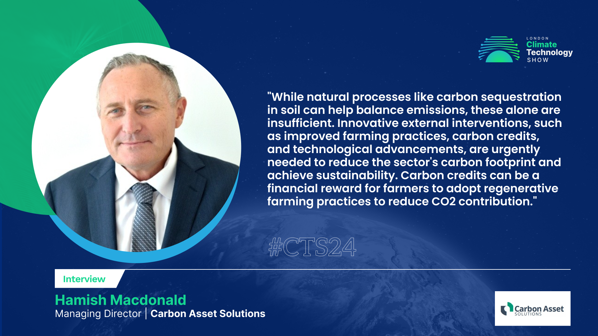 Insightful Session with Hamish Macdonald, Managing Director of Carbon Asset Solutions (CAS)