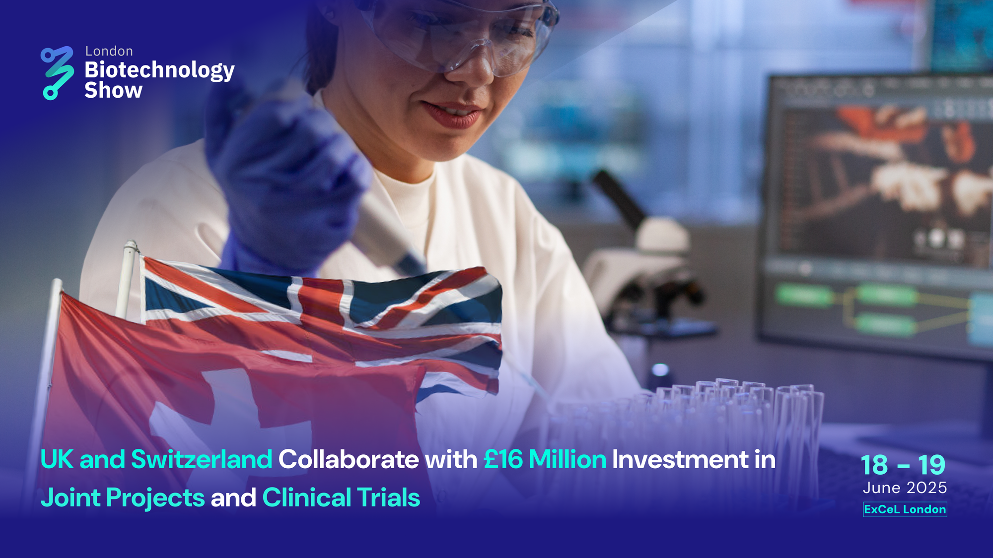 UK and Switzerland Collaborate with £16 Million Investment in Joint Projects and Clinical Trials