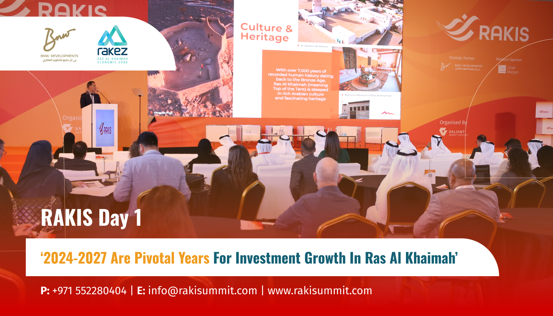 ‘2024-2027 are Pivotal Years for Investment Growth in Ras Al Khaimah’-  RAKIS Day 1