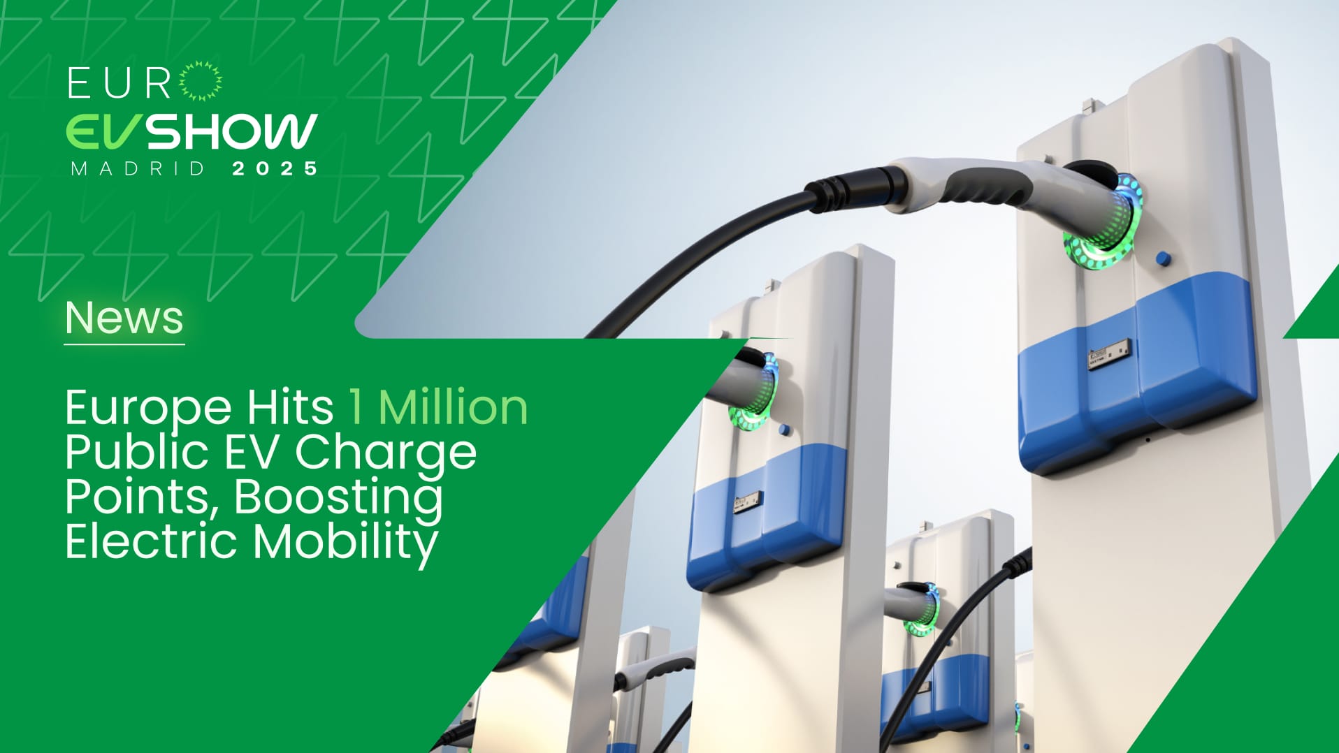 Europe Hits 1 Million Public EV Charge Points, Boosting Electric Mobility