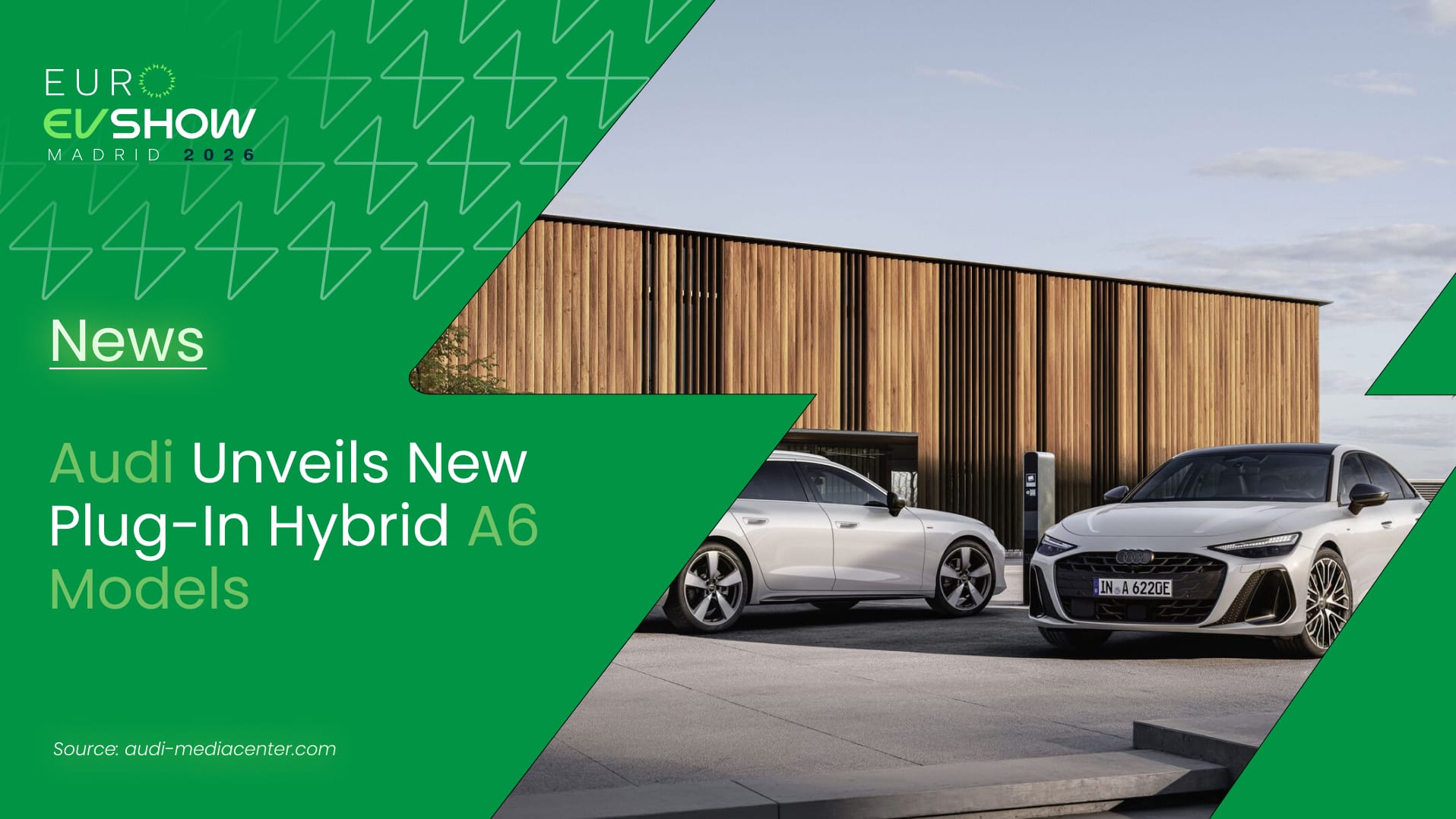 Audi Unveils New Plug-In Hybrid A6 Models