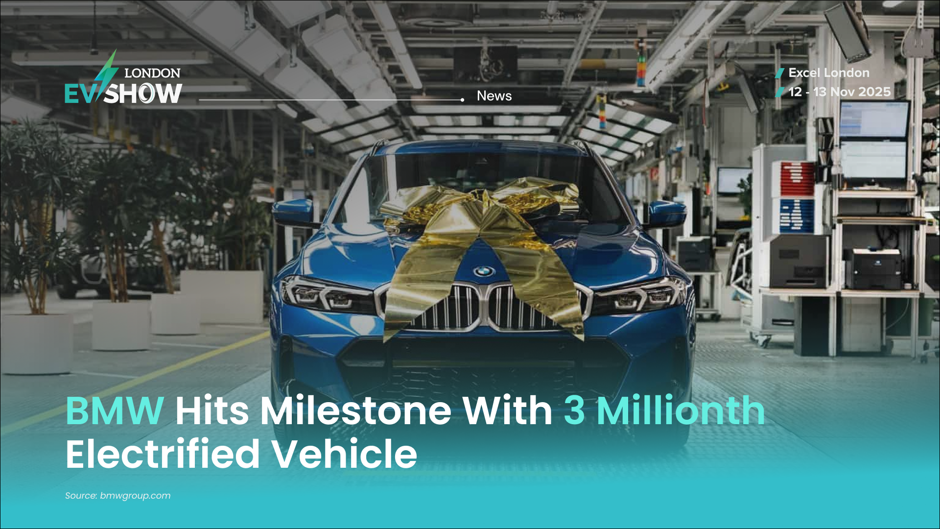 BMW Hits Milestone with 3 Millionth Electrified Vehicle