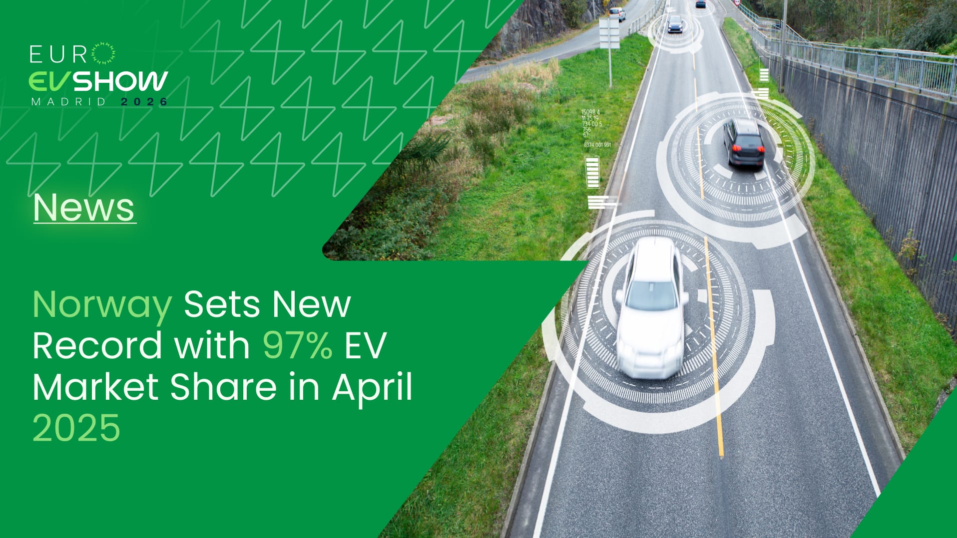 Norway Sets New Record with 97% EV Market Share in April 2025