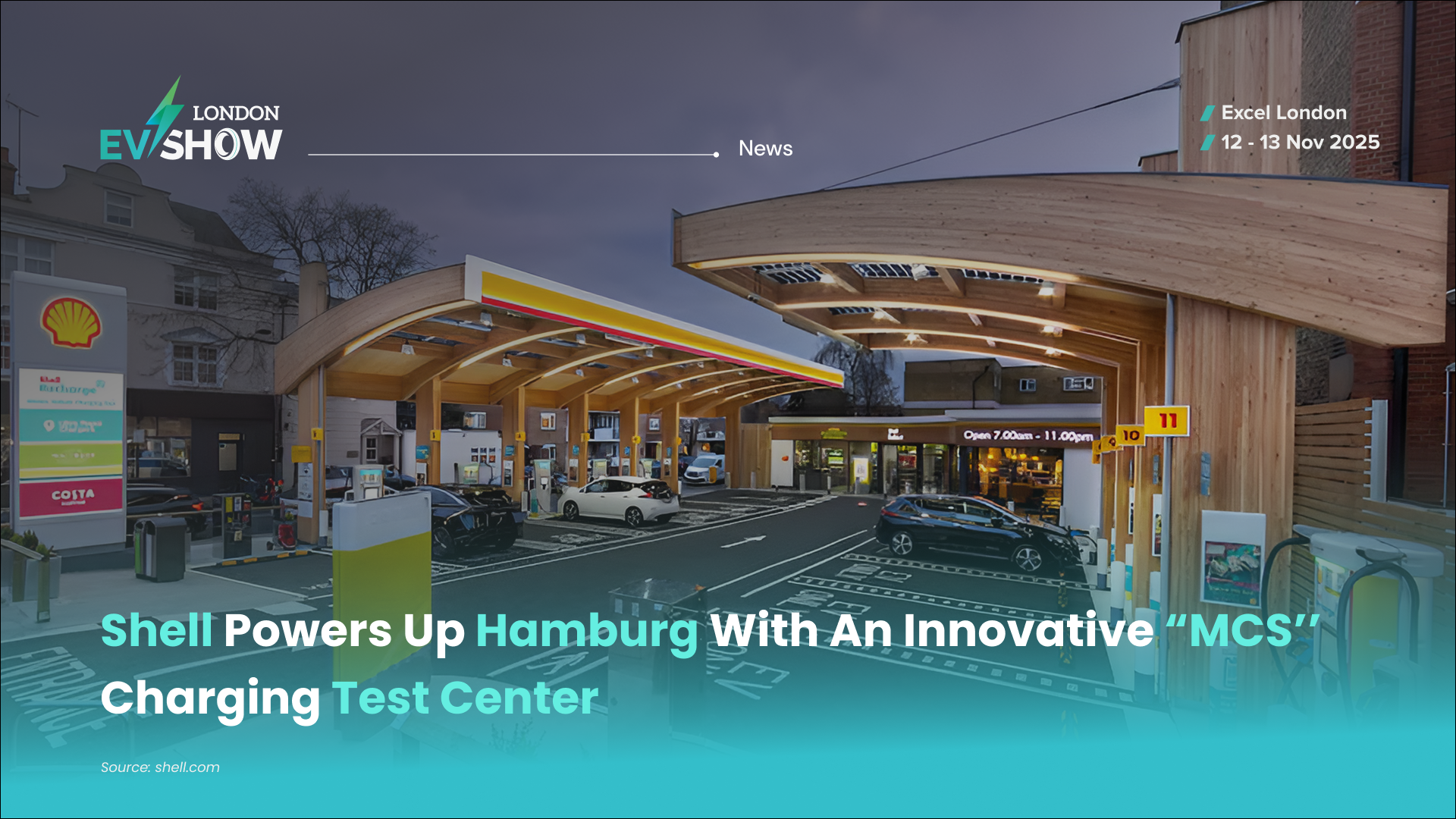 Shell Powers Up Hamburg With An Innovative “MCS’’ Charging Test Center
