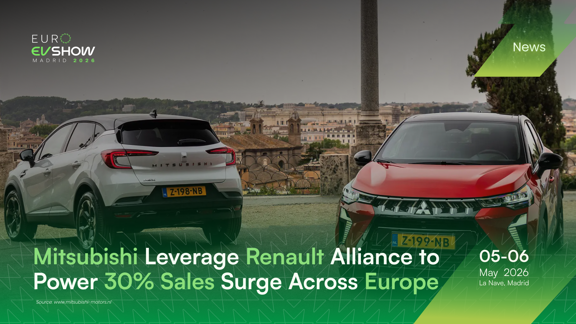 Mitsubishi Leverages Renault Alliance to Power 30% Sales Surge Across Europe