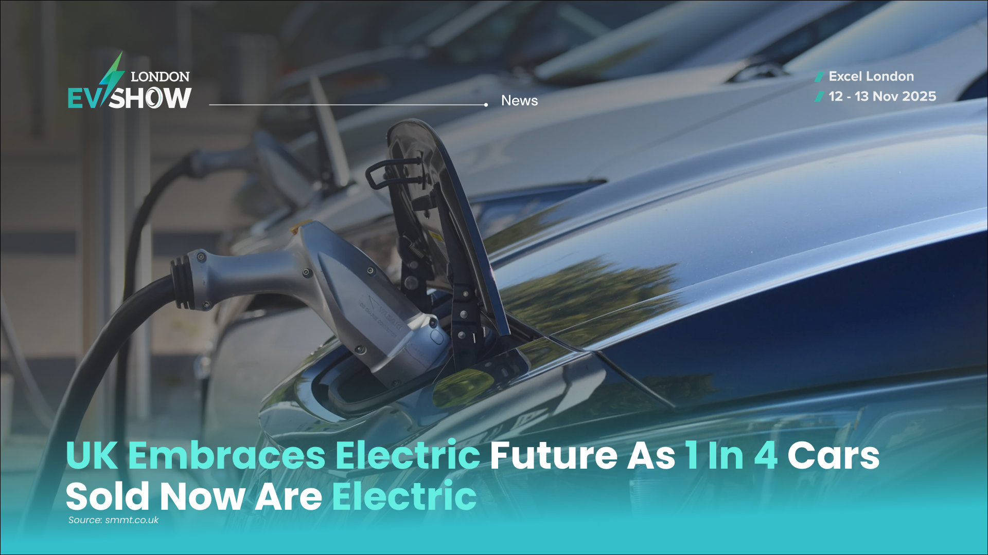 UK Embraces Electric Future as 1 in 4 Cars Sold Now Are Electric