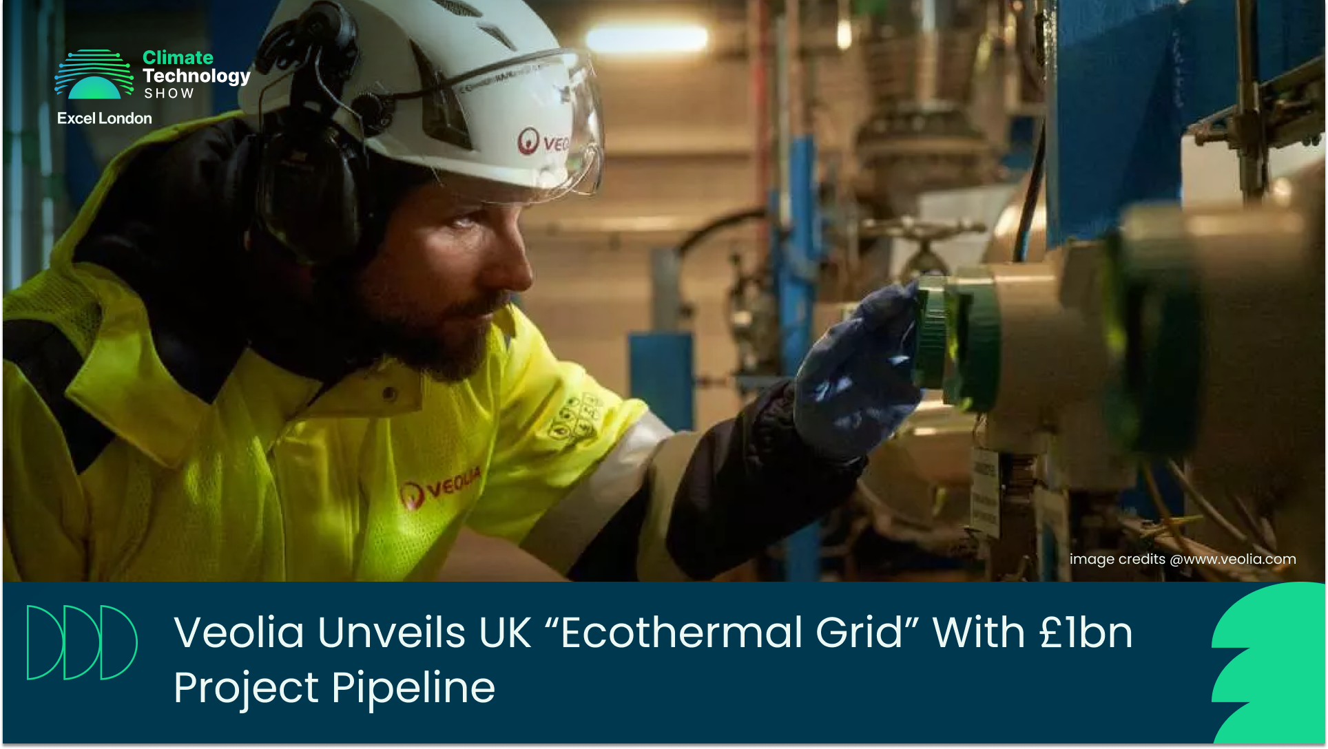 Veolia Unveils UK “Ecothermal Grid” With £1bn Project Pipeline