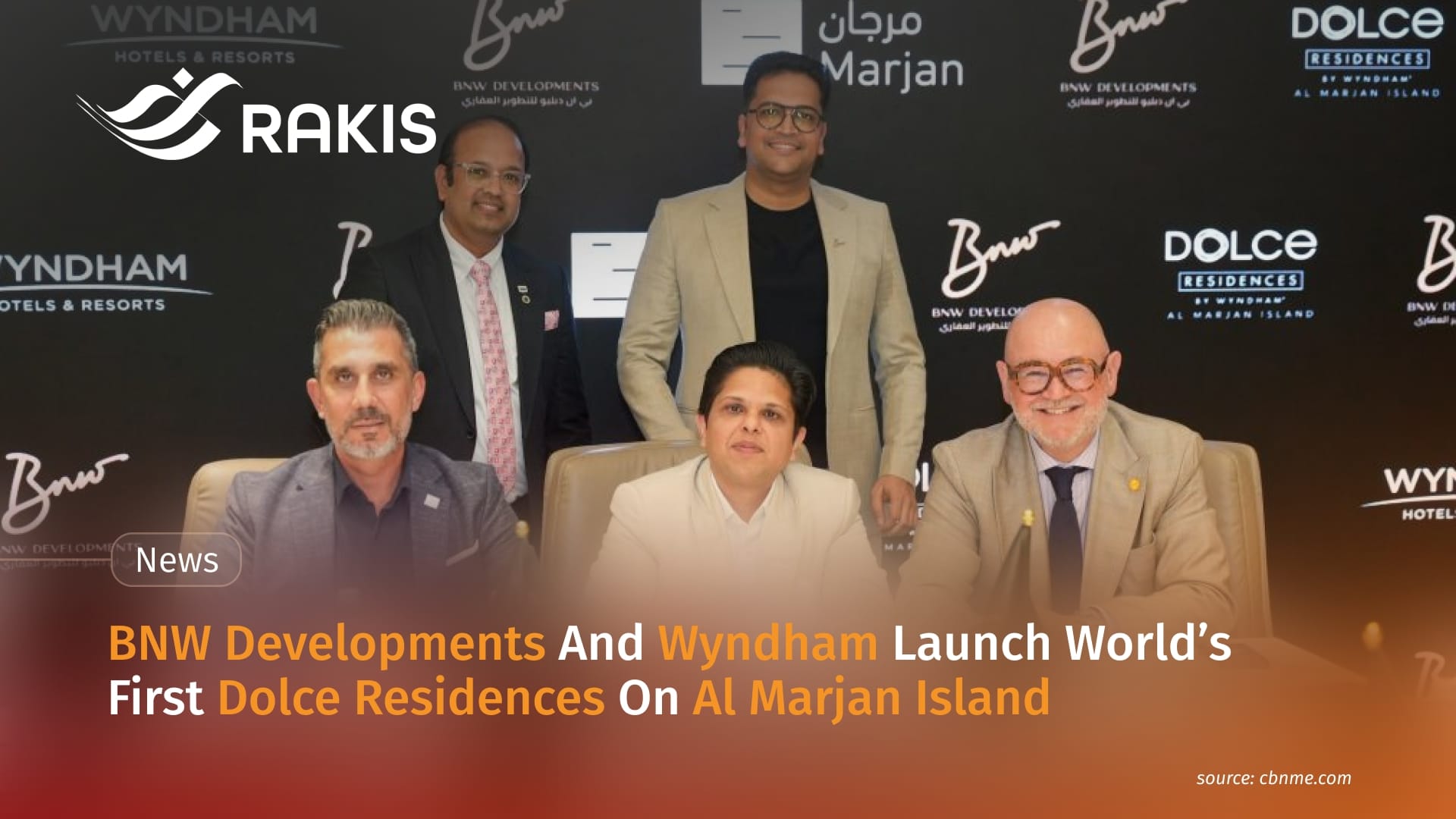 BNW Developments and Wyndham Launch World's First Dolce Residences on Al Marjan Island