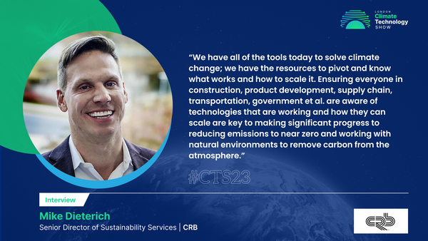 An Insightful Q&A Session with Mike Dieterich, Senior Director of Sustainability Services, CRB