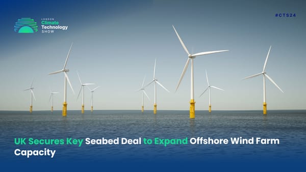 UK Secures Key Seabed Deal to Expand Offshore Wind Farm Capacity