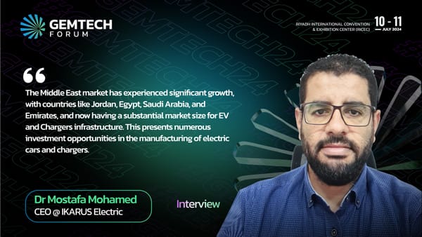 Insightful Q&A Session With Dr Mostafa Mohamed, Chief Executive Officer of IKARUS Electric.