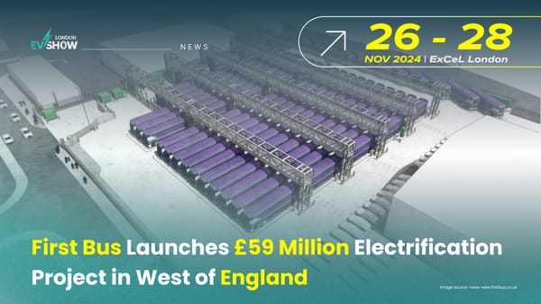 First Bus Launches £59 Million Electrification Project in West of England