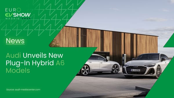 Audi Unveils New Plug-In Hybrid A6 Models