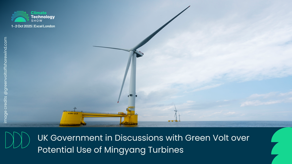 UK Government in Discussions with Green Volt over Potential Use of Mingyang Turbines