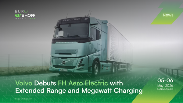 Volvo Debuts FH Aero Electric with Extended Range and Megawatt Charging