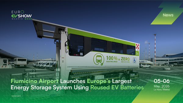 Fiumicino Airport Launches Europe’s Largest Energy Storage System Using Reused EV Batteries