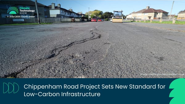 Chippenham Road Project Sets New Standard for Low-Carbon Infrastructure