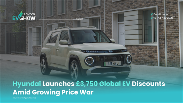 Hyundai Launches £3,750 Global EV Discounts Amid Growing Price War