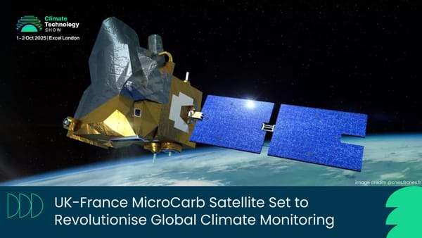 UK-France MicroCarb Satellite Set to Revolutionise Global Climate Monitoring